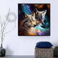 Wolf 5d Diy Diamond Painting Diamant Malerei Set MJ1402