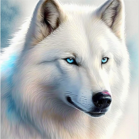 Wolf 5d Diy Diamond Painting Diamant Malerei Set MJ1407