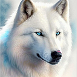 Wolf 5d Diy Diamond Painting Diamant Malerei Set MJ1407