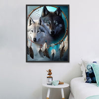 Wolf 5d Diy Diamond Painting Diamant Malerei Set MJ1433