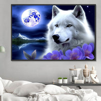 Wolf 5d Diy Diamond Painting Diamant Malerei Set MJ1496