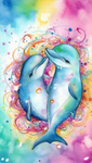 Delfin 5d Diy Diamond Painting Diamant Malerei Set MJ1742