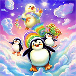 Pinguin 5d Diy Diamond Painting Diamant Malerei Set MJ1884