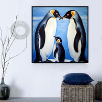 Pinguin 5d Diy Diamond Painting Diamant Malerei Set MJ1886