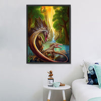 Drachen 5d Diy Diamond Painting Diamant Malerei Set MJ2133