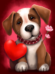 Hund 5d Diy Diamond Painting Diamant Malerei Set MJ9108