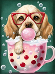 Hund 5d Diy Diamond Painting Diamant Malerei Set MJ9110
