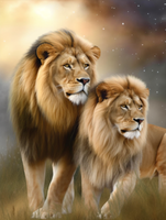 Löwe 5d Diy Diamond Painting Diamant Malerei Set MJ9230