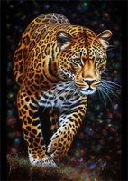 Leopard 5d Diy Diamond Painting Diamant Malerei Set MJ9454