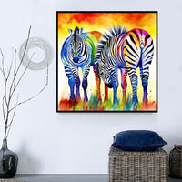 Zebra 5d Diy Diamond Painting Diamant Malerei Set MJ9478