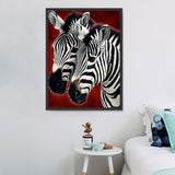 Zebra 5d Diy Diamond Painting Diamant Malerei Set MJ9484