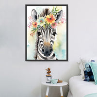 Zebra 5d Diy Diamond Painting Diamant Malerei Set MJ9488