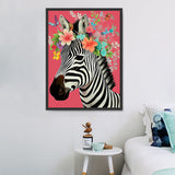 Zebra 5d Diy Diamond Painting Diamant Malerei Set MJ9499