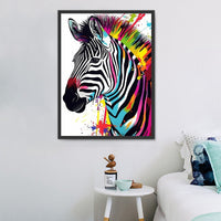 Zebra 5d Diy Diamond Painting Diamant Malerei Set MJ9500