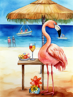Flamingo 5d Diy Diamond Painting Diamant Malerei Set MJ9637