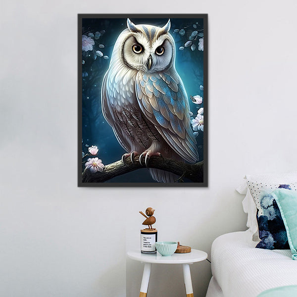 Bimkole DIY 5D Diamond Painting Eule – Vollrund-Bohrer Set 30x40 Cm