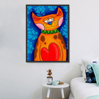 Katze 5d Diy Diamond Painting Diamant Malerei Set PX1230356